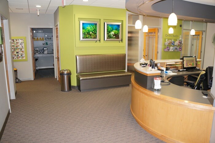 Spearfish front desk at orthodontic office